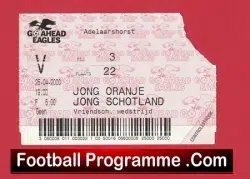 Holland v Scotland 2000 – Football Ticket Netherlands