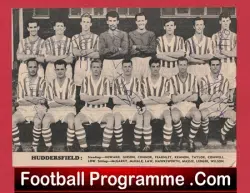 Huddersfield Town Football Club Multi Autographed Signed Team Picture 1950’s