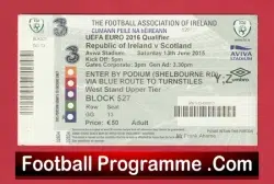 Ireland v Scotland 2015 – Ticket Euro Qualifier