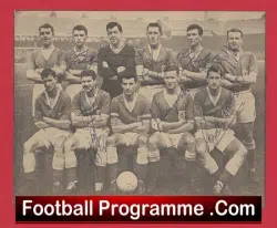 Leicester City Football Club Multi Autographed Signed Team Picture 1950’s
