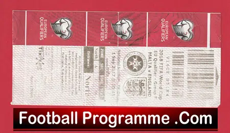 Malta v England 2018 - Football Ticket - Image 2