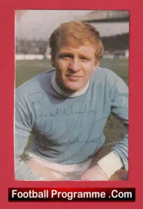 Manchester City Francis Lee Autograph Signed Football Pictue Card