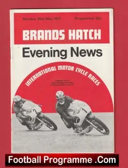 Motorbike Racing Brands Hatch 1971 Motor Bike Racing