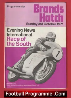 Motorbike Racing Brands Hatch 1971 Motor Bike Racing