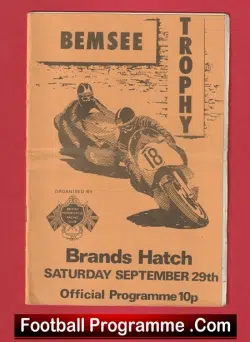 Motorbike Racing Brands Hatch 1973 Motor Bike Racing