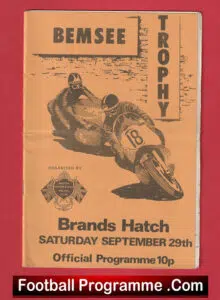 Motorbike Racing Brands Hatch 1973 Motor Bike Racing