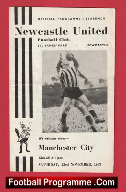 Newcastle United v Manchester City 1963