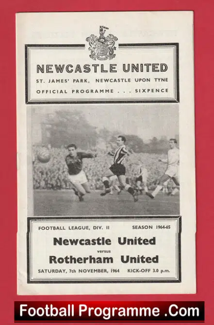 Newcastle United v Rotherham United 1964