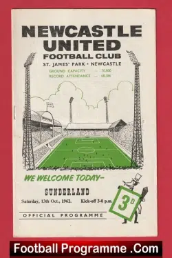 Newcastle United v Sunderland 1962