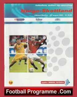 Norway v Scotland 2003