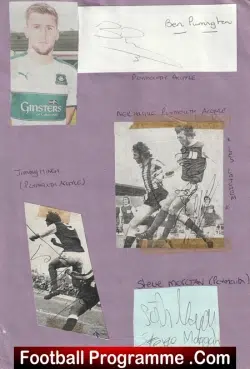 Plymouth Argyle Football Club Multi Autograph Collection 1