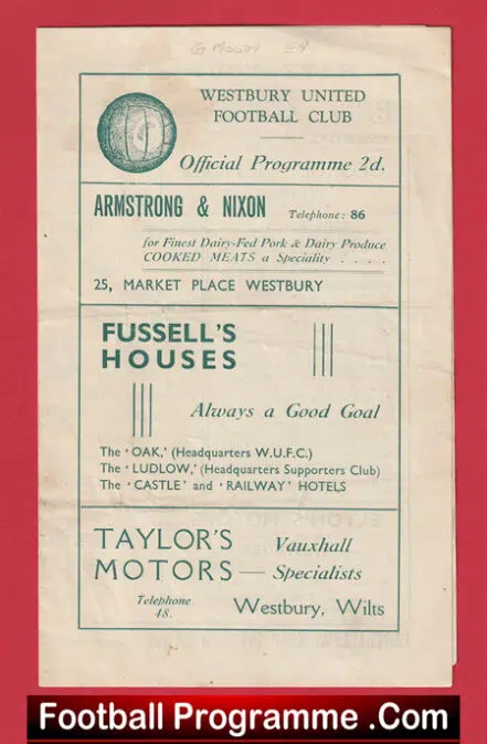 Westbury United v Clandown AFC 1948 – FA Cup Reply