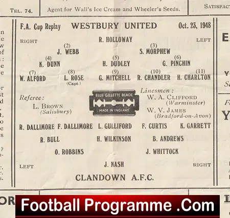 Westbury United v Clandown AFC 1948 - FA Cup Reply - Image 3