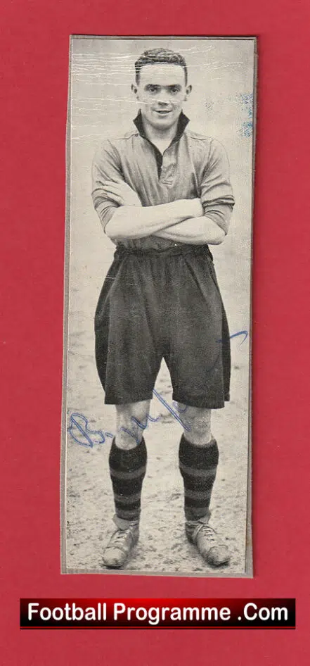 Wolves Bryn Jones Autograph Signed Picture 1930s