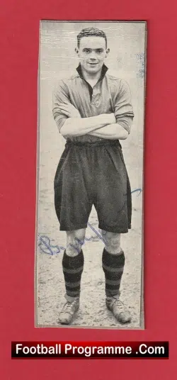 Wolves Bryn Jones Autograph Signed Picture 1930s
