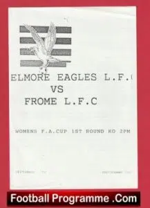 Elmore Eagles Ladies v Frome 1990’s – Womens Football
