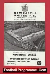 Newcastle United v WBA 1965