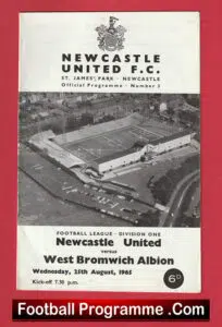 Newcastle United v WBA 1965