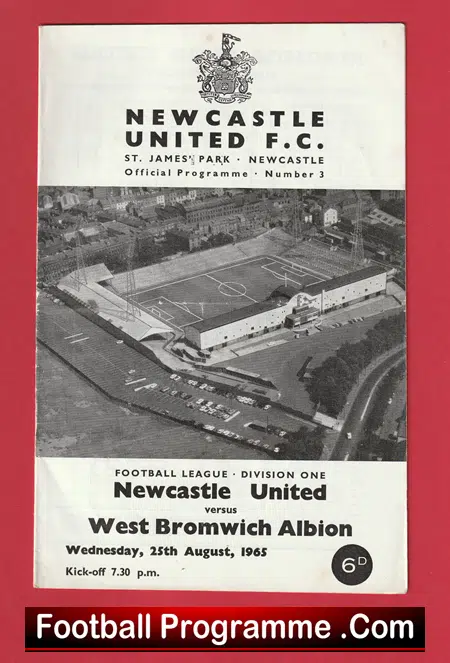 Newcastle United v WBA 1965 - Image 2