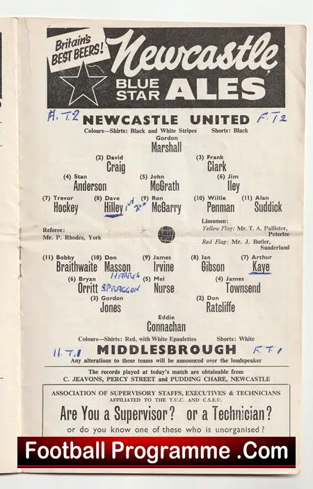 Newcastle United v Middlesbrough 1964 - Image 3