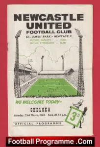 Newcastle United v Chelsea 1963