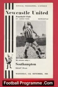Newcastle United v Southampton 1963