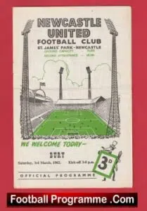 Newcastle United v Portsmouth 1963