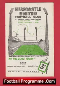 Newcastle United v Portsmouth 1963