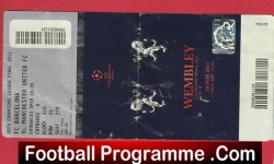 Barcelona v Manchester United 2011 – Champions League Final Ticket