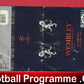 Barcelona v Manchester United 2011 – Champions League Final Ticket
