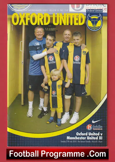 Oxford United v Manchester United 2010 - Pre Season Frindly - Image 2