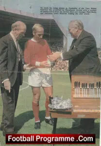 Manchester United Bobby Charlton Signed Autographed Picture Man Utd