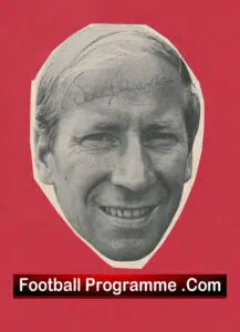 Manchester United Bobby Charlton Signed Autographed Picture