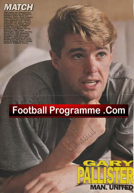 Manchester United Gary Pallister Autograph Signed Man Utd Footballer - Image 2