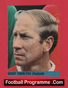 Manchester United Bobby Charlton Signed Autographed Picture