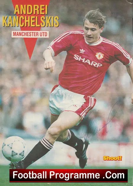 Manchester United Andrei Kanchelskis Signed Autographed Man Utd - Image 2