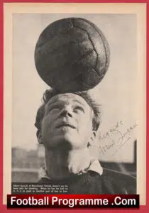 Manchester United Albert Quixall Autographed Signed Man Utd Footballer