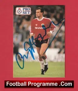 Manchester United Clayton Blackmore Autograph Signed Pro Set Card Man Utd