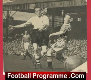 Manchester United Jeff Whitefoot Autograph Signed Man Utd 1954