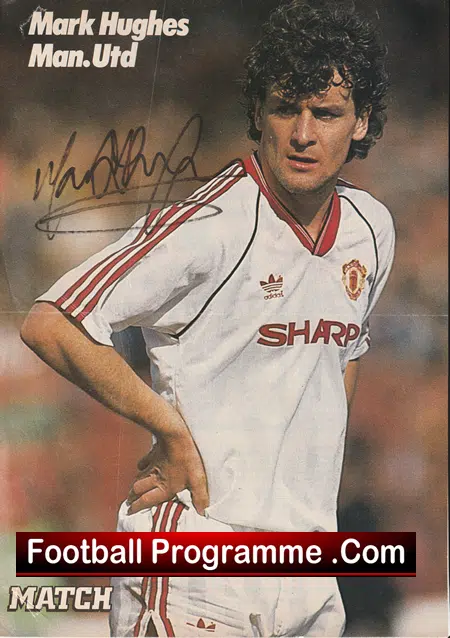 Manchester United Mark Hughes Signed Autograph Man Utd - Image 2