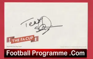 Manchester United Teddy Sheringham Signed Autograph Man Utd