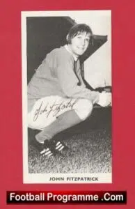 Manchester United John Fitzpatrick Signed Autograph Man Utd 1960s