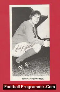Manchester United John Fitzpatrick Signed Autograph Man Utd 1960s
