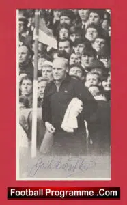 Manchester United Jack Crompton Signed Autograph Man Utd 1960s Trainer