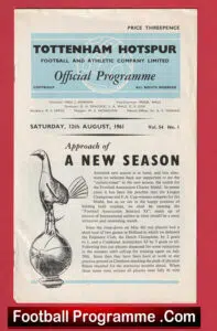 Tottenham Hotspur v FA Select X1 1961 – Charity Shield + Bobby Charlton