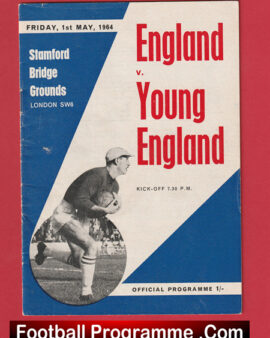 England v Young England 1964 – at Chelsea Bobby Charlton