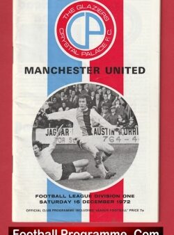 Crystal Palace v Manchester United 1972 – Sacked Frank O’Farrell