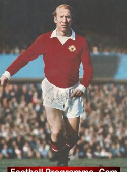 Manchester United Bobby Charlton Signed Autographed Picture