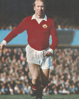 Manchester United Bobby Charlton Signed Autographed Picture