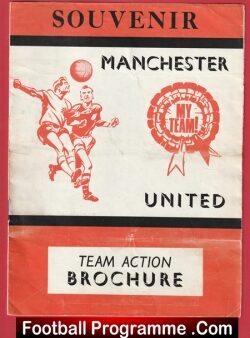 Manchester United Football Souvenir Football Brochure 1960s